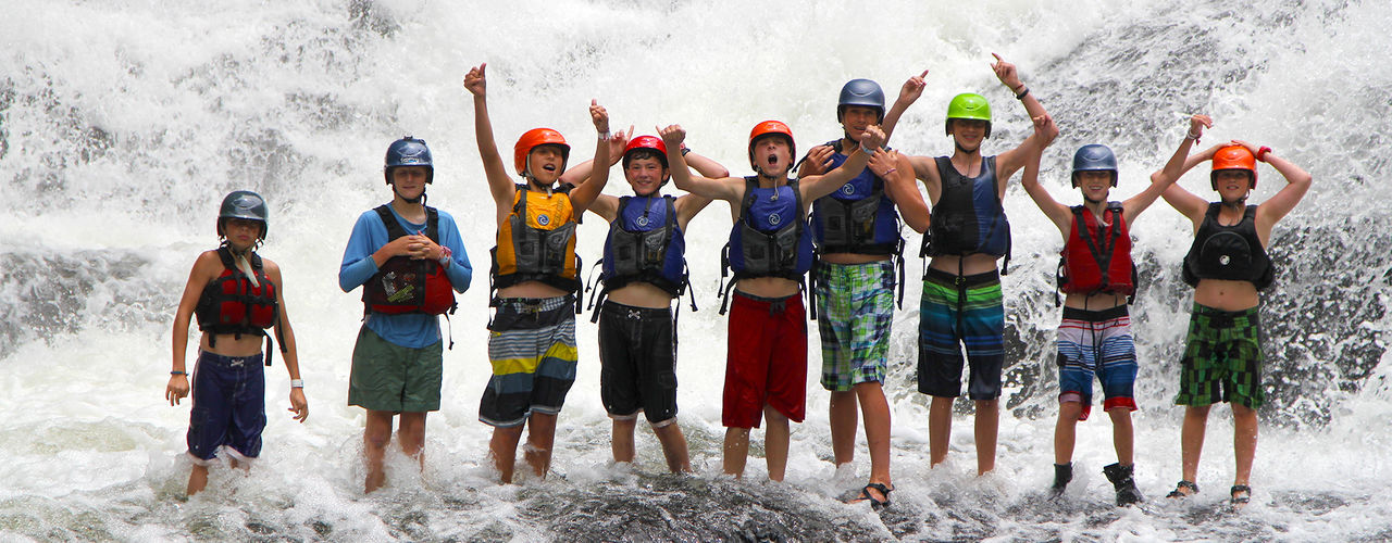 Boys-camp-north-carolina-waterfall