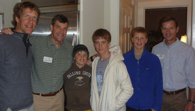 Ellison, Yates, Matt, Joey, Ben & Frank at the Falling Creek Camp Reunion and Movie Show on 11-14-10