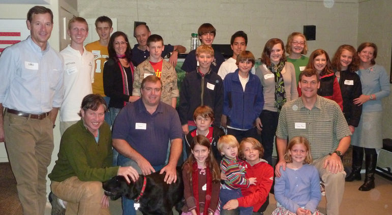 Falling Creek Camp Reunion and Movie Show at the Tindall's in Asheville, NC on 11-14-10