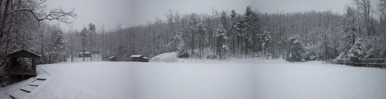 The ball field at Falling Creek Camp