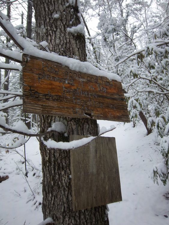Falling Creek Camp Behold...... Sign