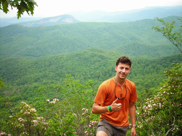 Photo of Jimmy Lewis at Falling Creek.