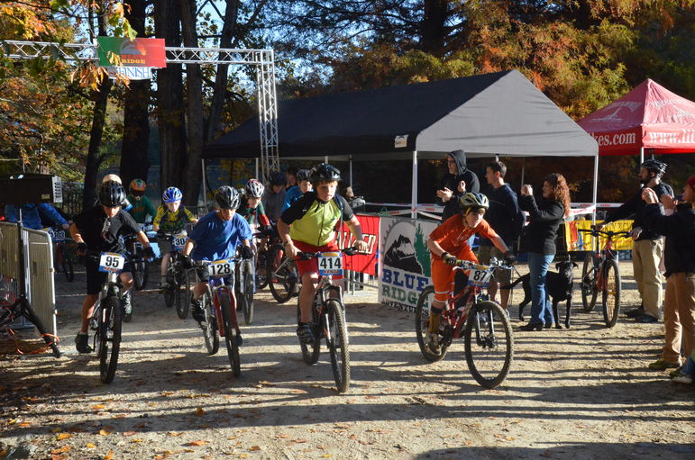 Carolina Youth Mountain Bike League 11/12 Yr. Old Race Start