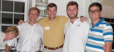 (L to R) Tommy Skelly, Tim Skelly, Yates, Paul Raymond and Dylan Loebig