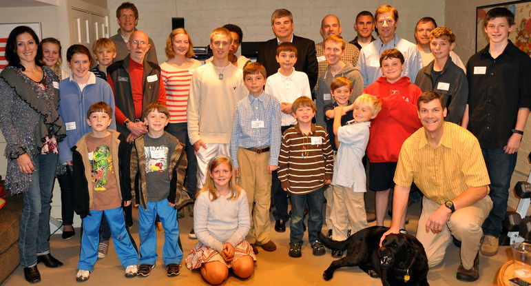 Falling Creek Camp Movies and Reunion at the Tindall's home in Asheville, NC on 11-13-11