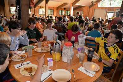 dining hall falling creek camp