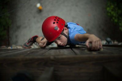 falling creek climbing wall