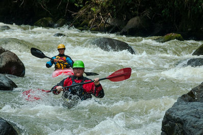 HUCK Ecuador paddling expedition scouting trip.