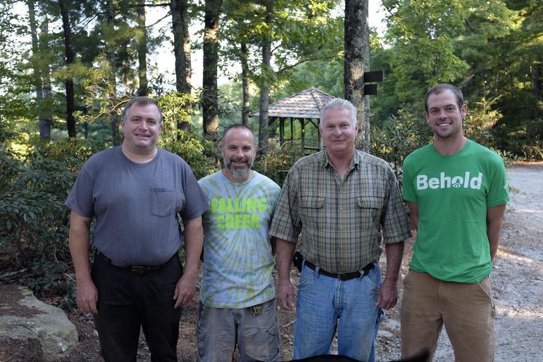 Simon Wilson, Drew Boggan, Jerry Metcalf, and Doug Koziol.