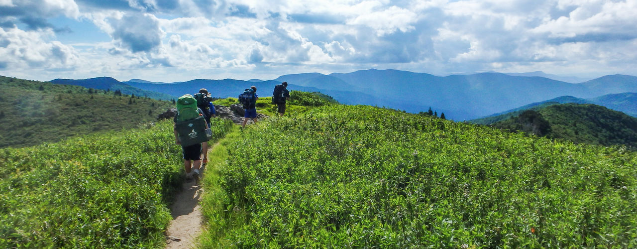 Backpacking-camp-group